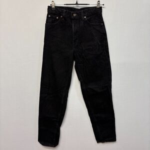 Vintage Levi's 550 Men Relaxed Fit Tapered Leg Jeans 30x32 Black Denim D033 -30